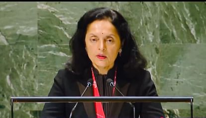 India in un ruchira kamboj said two state solution is solution of israel palestine dispute