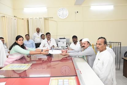 Loksabha Election 2024: Amethi Congress candidate Kishori Lal Sharma files nomination.