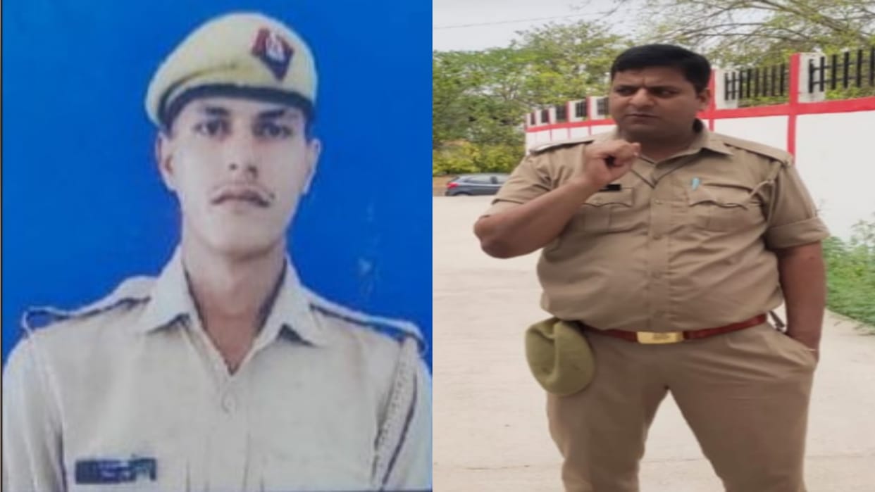 Death of two policemen: one committed suicide by shooting in amroha and other died by train