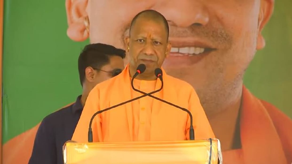 CM Yogi Adityanath addressed election rally in Aonla Lok Sabha constituency