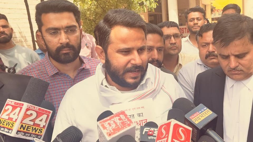 Congress candidate from Karnal Divyanshu Budhiraja appeared in Panchkula court all update