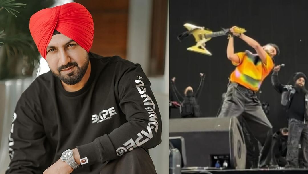 Gippy Grewal reacted to AP Dhillon act of breaking guitar at stage of Coachella 2024