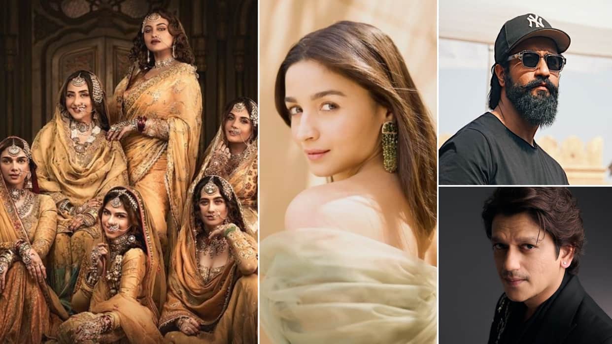 Heeramandi Celeb Review by Alia Bhatt Vicky Kaushal Vijay Varma bollywood stars Sanjay Leela Bhansali Series