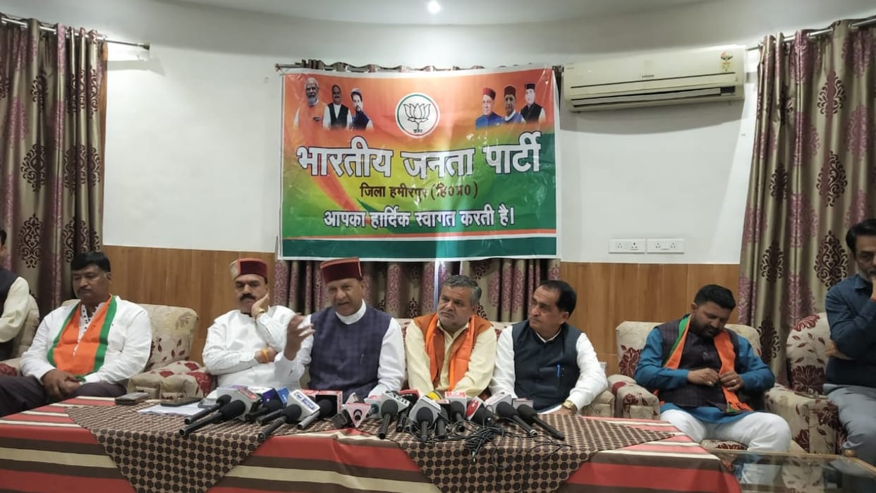 BJP rebel Sanjeev Sharma returns to the party from Badsar assembly constituency