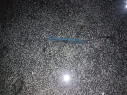 Span slipped from jack at RapidX station under construction in Daurali Meerut, people got scared by loud bang