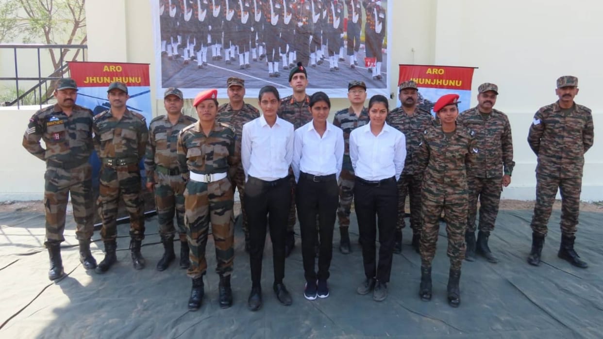 Sirohi News Six women candidates from Rajasthan join Indian Army
