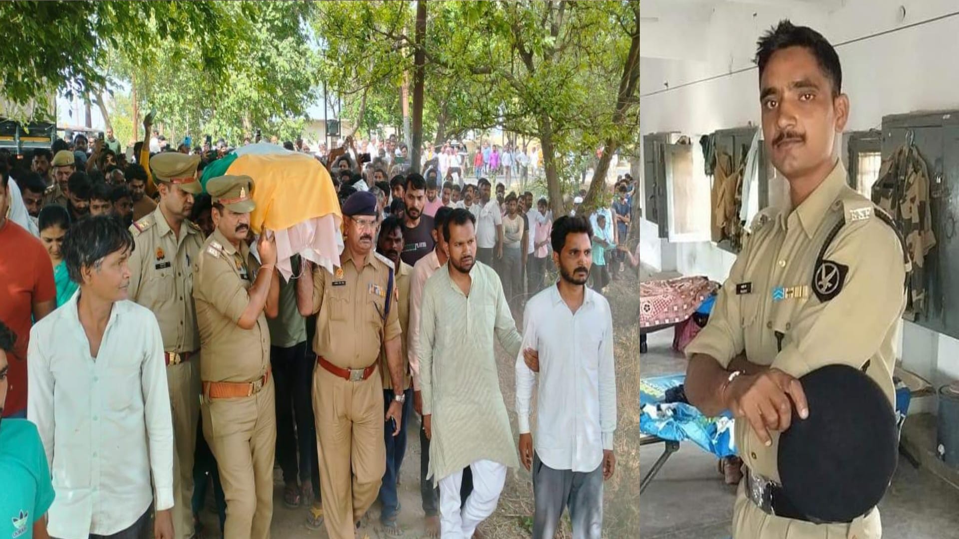 Sadness atmosphere in family and village due to death of BSF jawan Anuj Kumar in Muzaffarnagar, see pictures