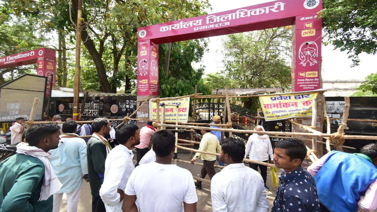 No one took back the nomination papers, candidates campaigned with election symbols.