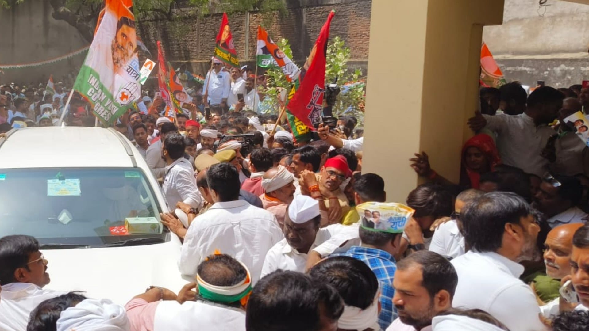 Loksabha Election 2024: Pics of Rahul Gandhi nomination on Raebareli seat.