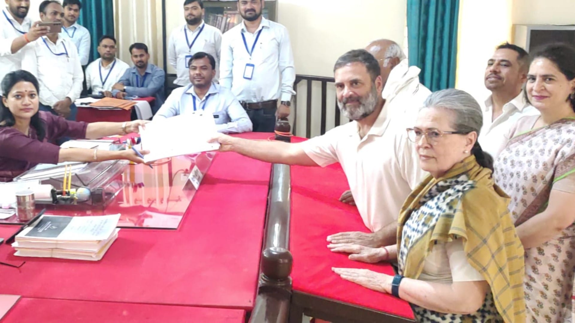 Loksabha Election 2024: Pics of Rahul Gandhi nomination on Raebareli seat.