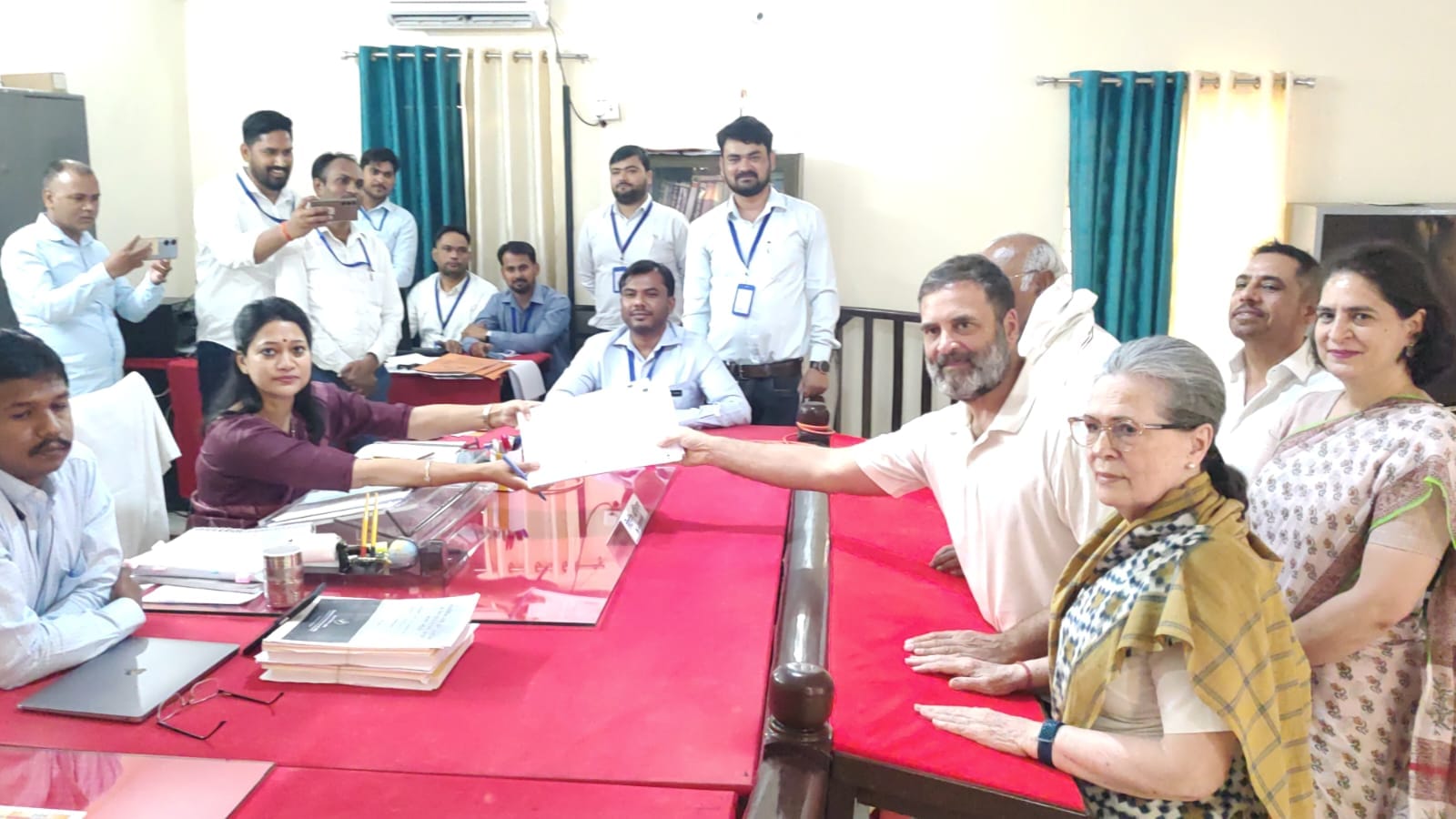 Loksabha Election 2024: Pics of Rahul Gandhi nomination on Raebareli seat.