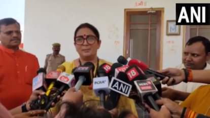 अमेठी से भाजपा सांसद स्मृति ईरानी।