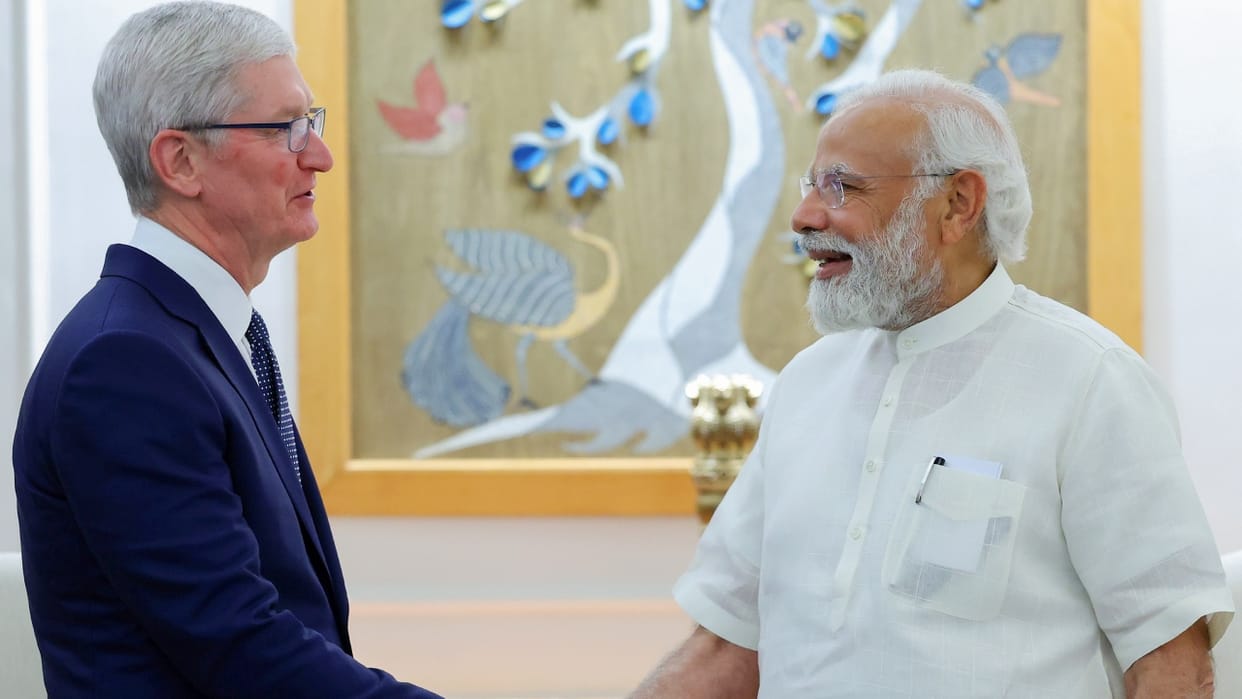 Tim Cook says he is 'very, very pleased' about how Apple is doing in India