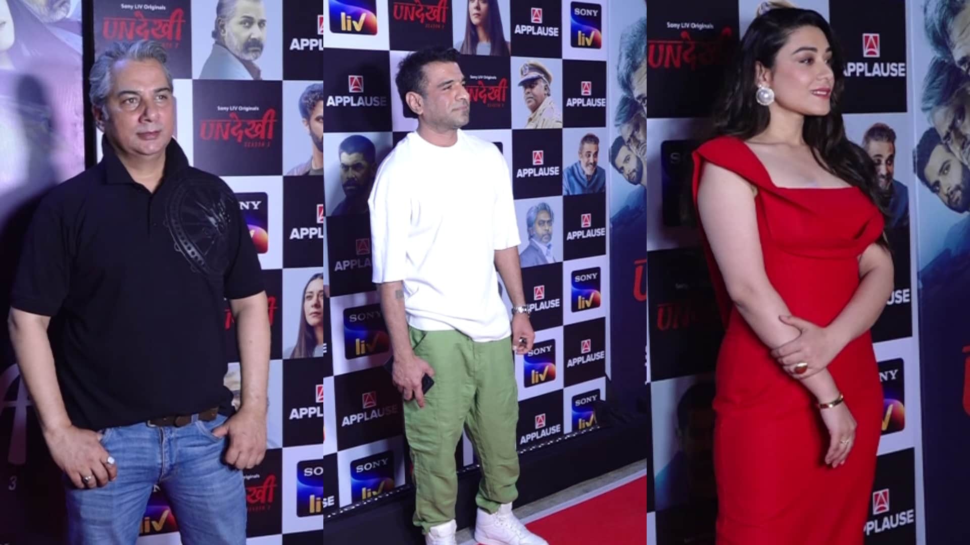 Undekhi Season 3 Screening Sharman Joshi Dibyendu Bhattacharya Harsh Chhaya Anchal Singh Eijaz Khan