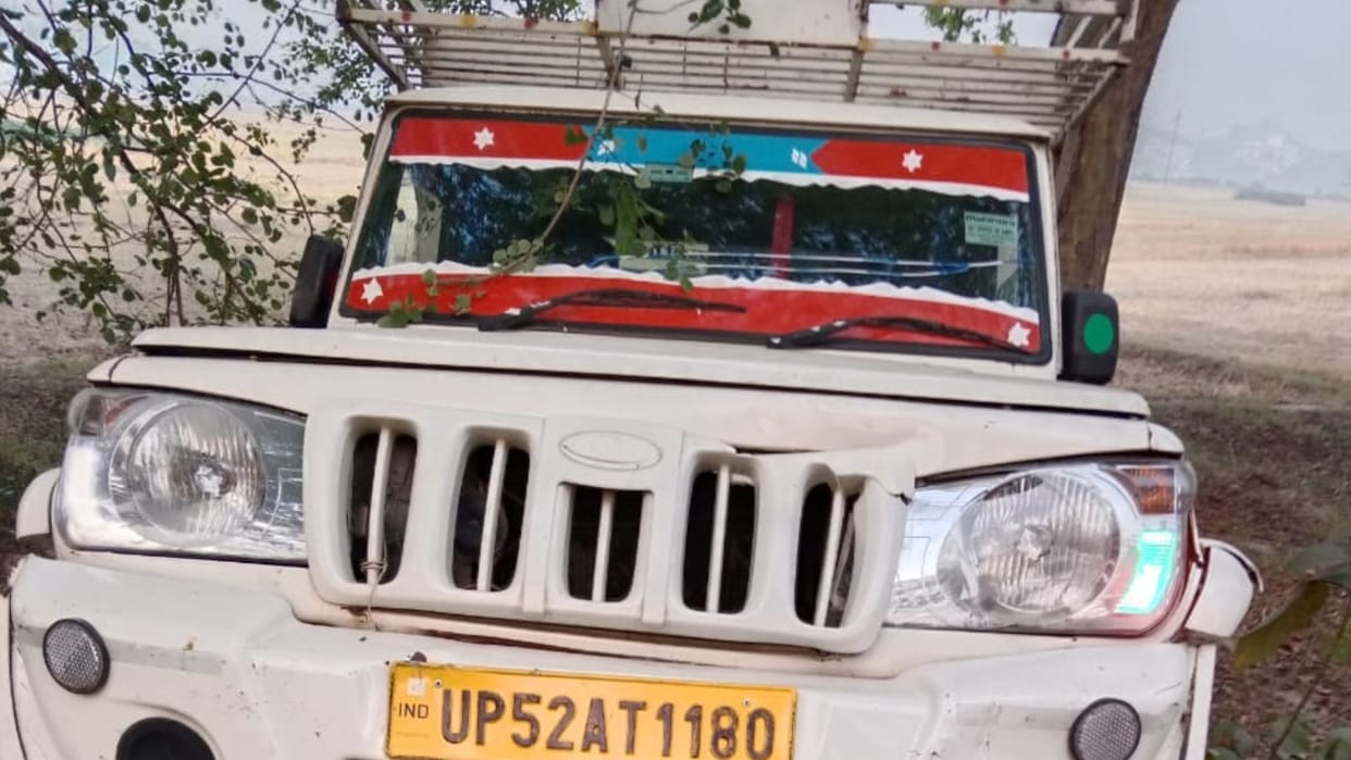 Old woman died in road accident due to pickup collision