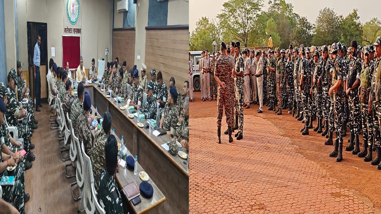 CG Loksabha Election 2024: IG and SSP took meeting of security forces