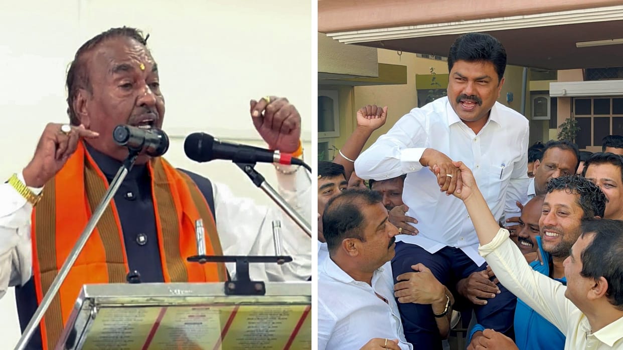 Ground report: Dynasty-insurgency triangle in Shivamogga; Yediyurappa's elder son Raghavendra again in fray