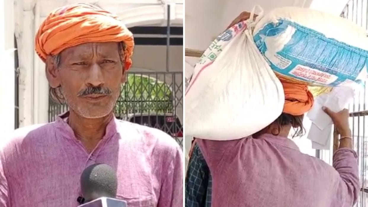 Lok Sabha Election Farmer came front of DM Ballia expressed his desire to election