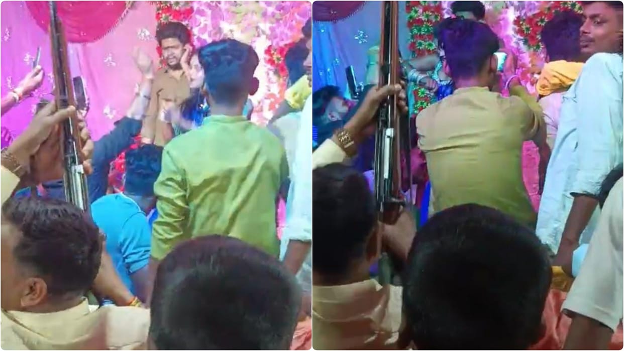 Khagaria: Mukhiya, who came as guest at wedding ceremony, opened fire with illegal weapon, now absconding