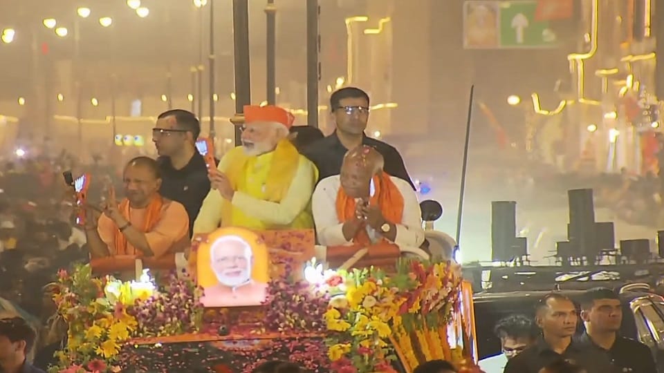 PM Modi Ayodhya visit live to hold road show after offering Prayers at Ramlala Temple UP Lok Sabha Election