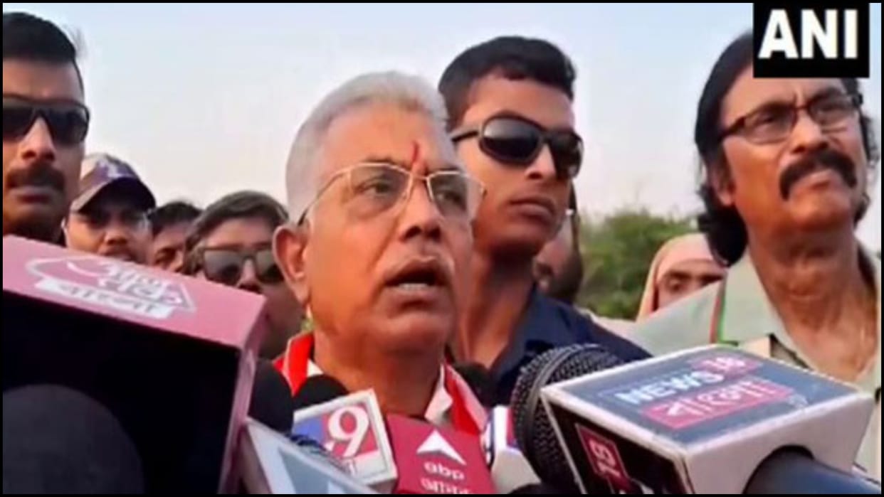 BJP leader Dilip Ghosh oblique statement says party should not trust new leaders quickly