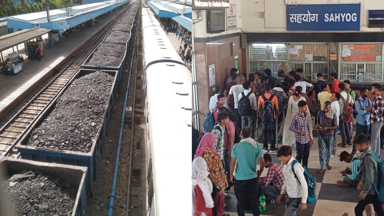 Kisan Andolan: Coal supply stopped in thermal plant, goods train standing at the station for three days
