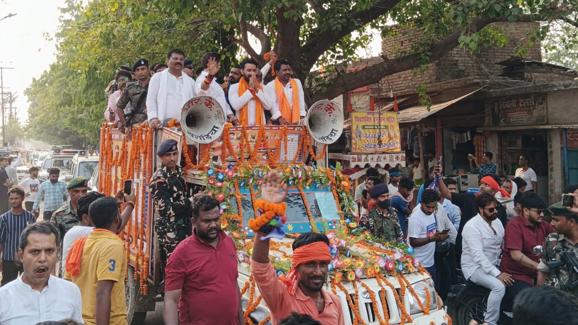 LS Polls 2024: Chirag's road show in Khagaria, Paswan made a big claim while targeting Congress-RJD