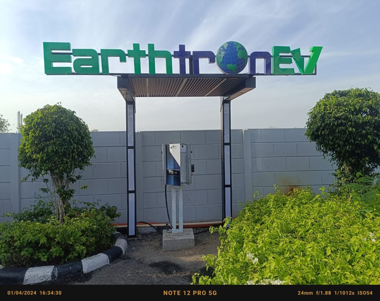 RapidX News: First e-vehicle charging station installed at Sahibabad RRTS station