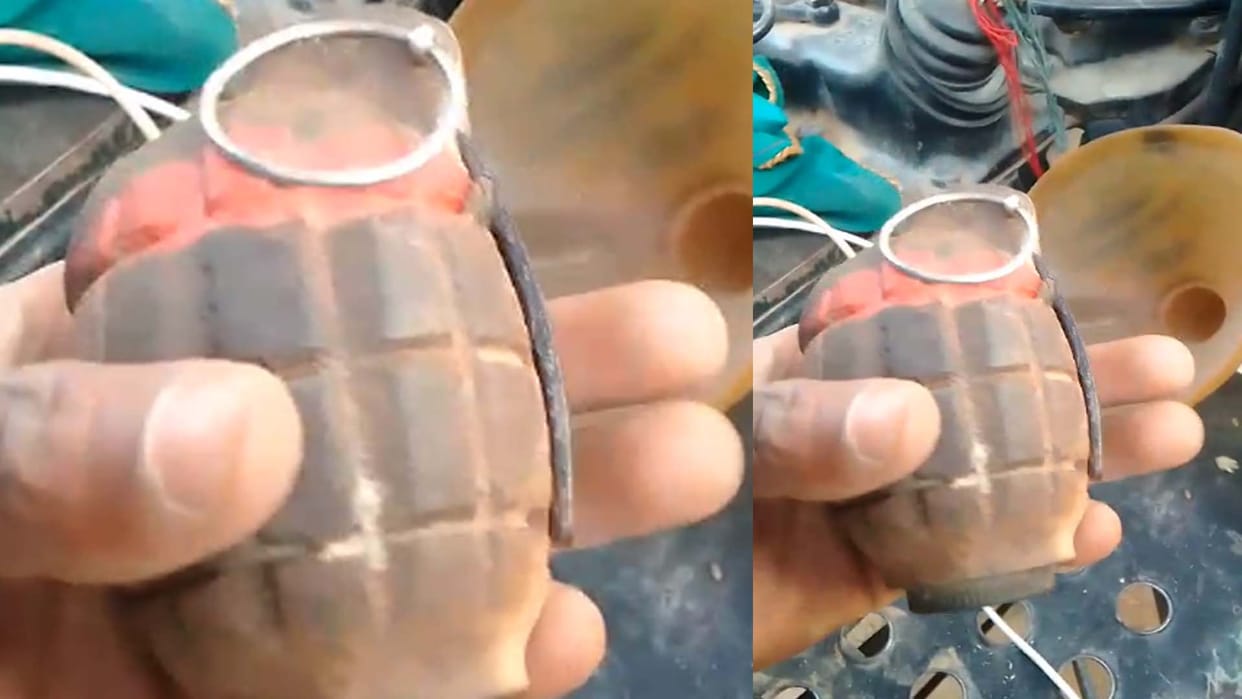 Hardoi: Three inactive hand grenade found before CM public meeting