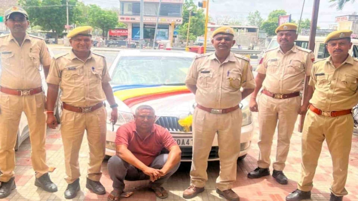 Sirohi News: Rajasthan made liquor and beer seized from Skoda car passing Gujarat