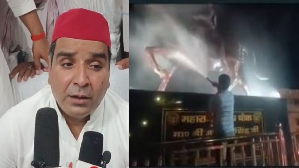 Dharmendra Yadav's statement on uproar in Mainpuri said country knows how much we respect Maharana Pratap