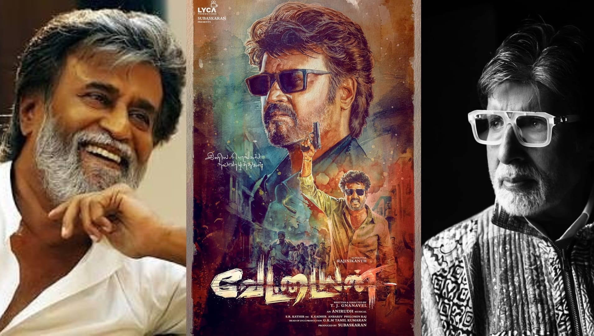 Superstar Rajnikanth and Amitabh Bachchan came together In films like Hum Andhaa Kaanoon  Giraftaar Vettaiyan