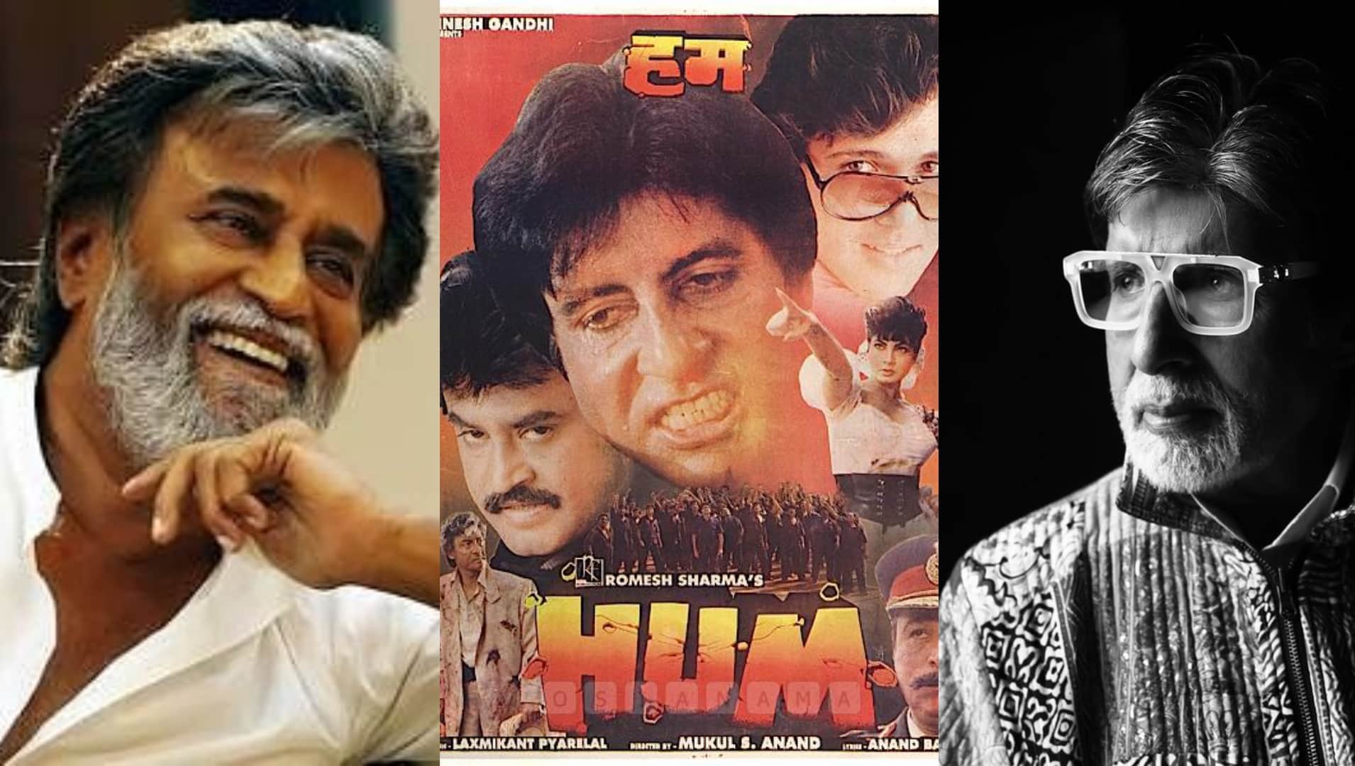 Superstar Rajnikanth and Amitabh Bachchan came together In films like Hum Andhaa Kaanoon  Giraftaar Vettaiyan