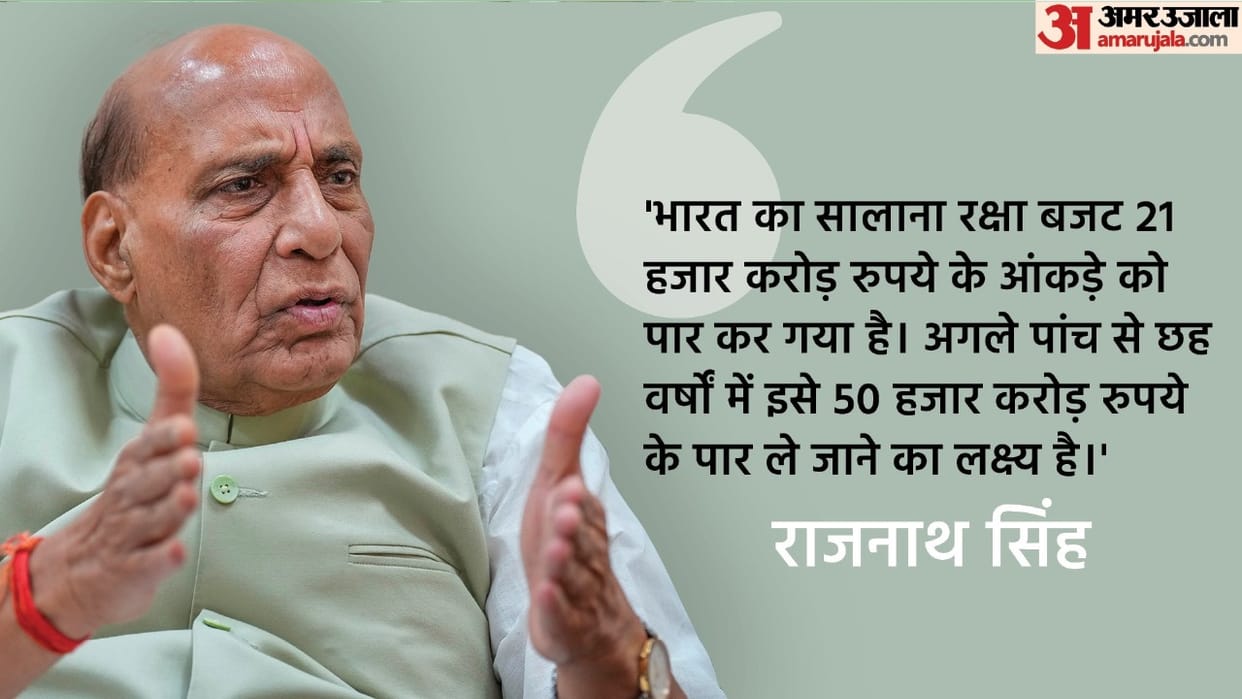 Defence Ministry: '50 thousand crore defence exports in next 5 years'; Rajnath Singh shared vision