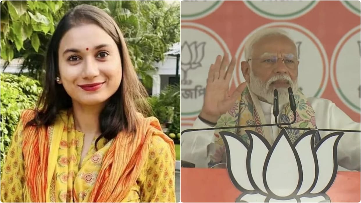 Samastipur Lok Sabha: youngest NDA candidate Shambhavi Choudhary says I am thankful to PM for his blessings