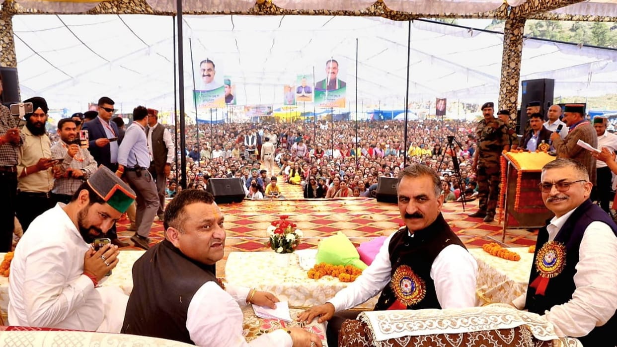 CM Sukhvinder Singh Sukhu In Simraur said God saved the common man government