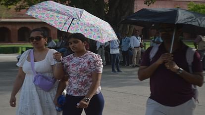 Heat wave will haunt Agra again temperature will rise Meteorological Department's forecasting orange alert