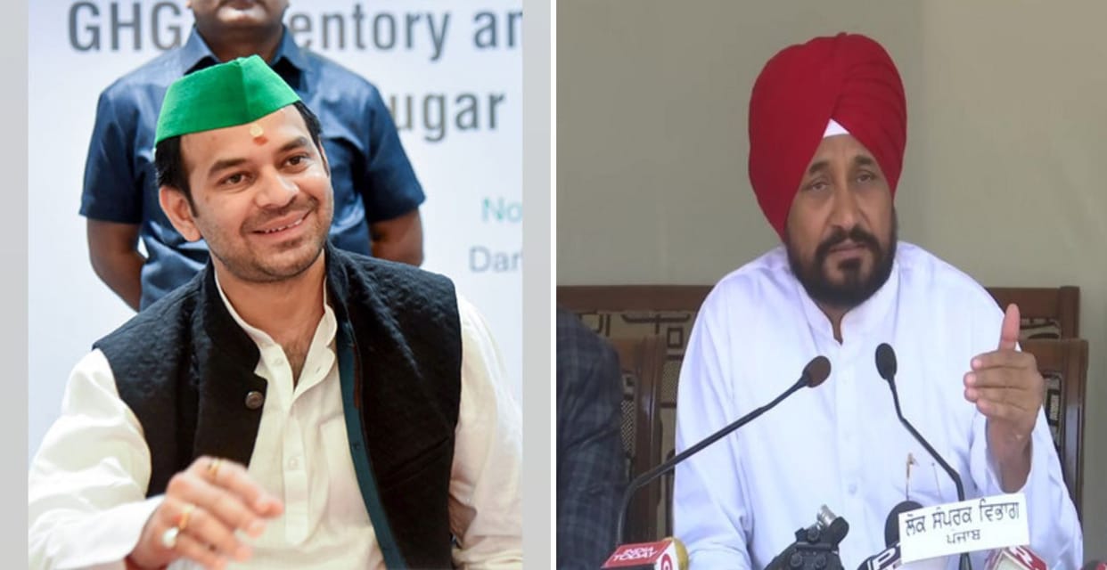 Former Punjab CM Charanjit Singh Channi and RJD leader Tej Pratap Yadav called Poonch attack an election stunt