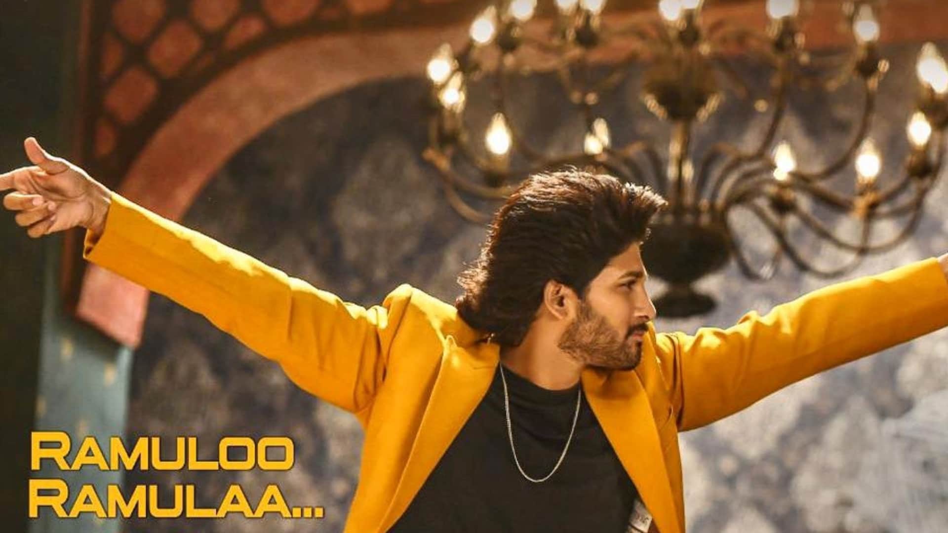 Allu Arjun featured songs with high viewership Buta bomma Ramulo Ramula Saami Saami Sri valli