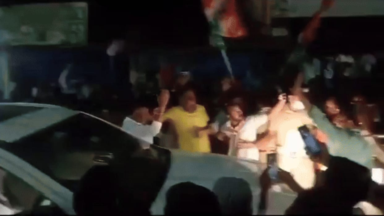 BJP shares video of DK Shivakumar 'slapping' Congress worker at roadshow in Haveri