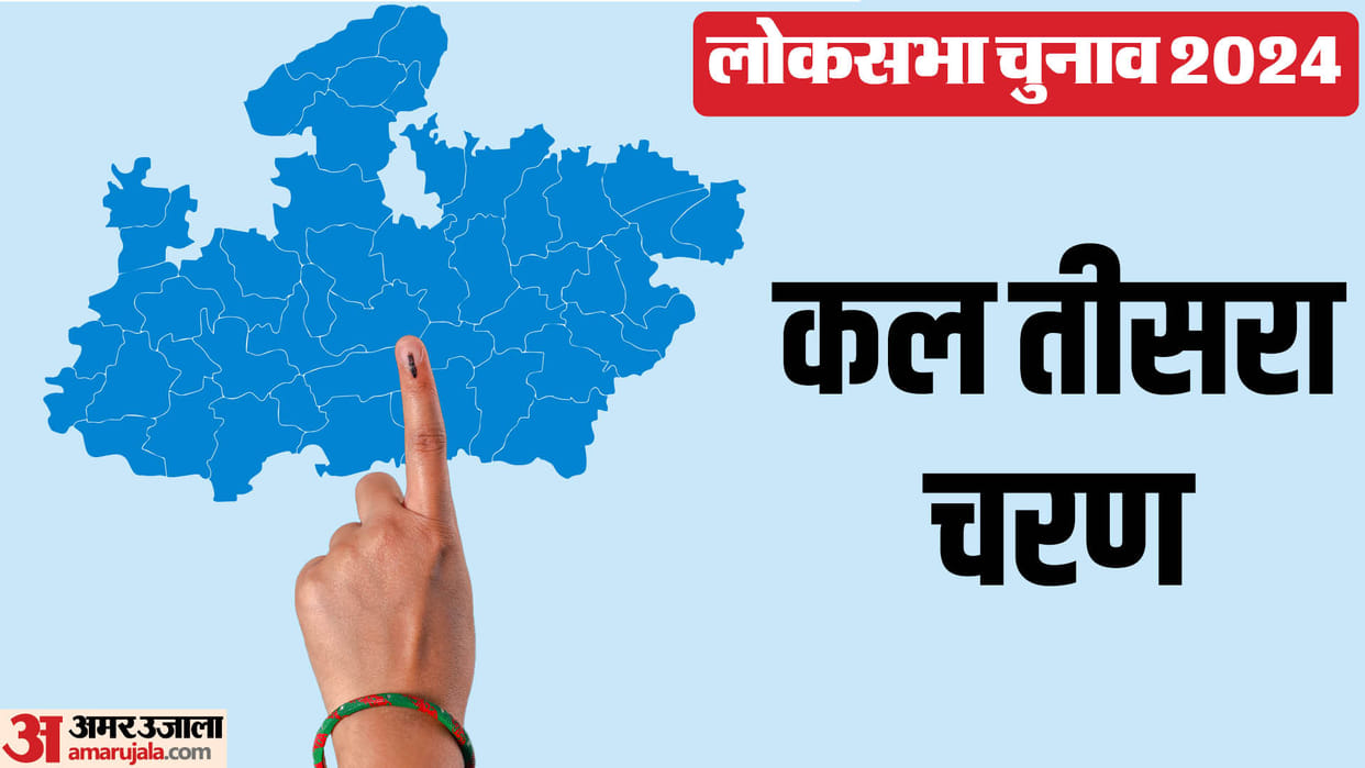MP Lok Sabha Election 2024 Phase 3 Voting for 9 Seats Bjp Congress Jyotiradiya Scindia Shivraj Singh