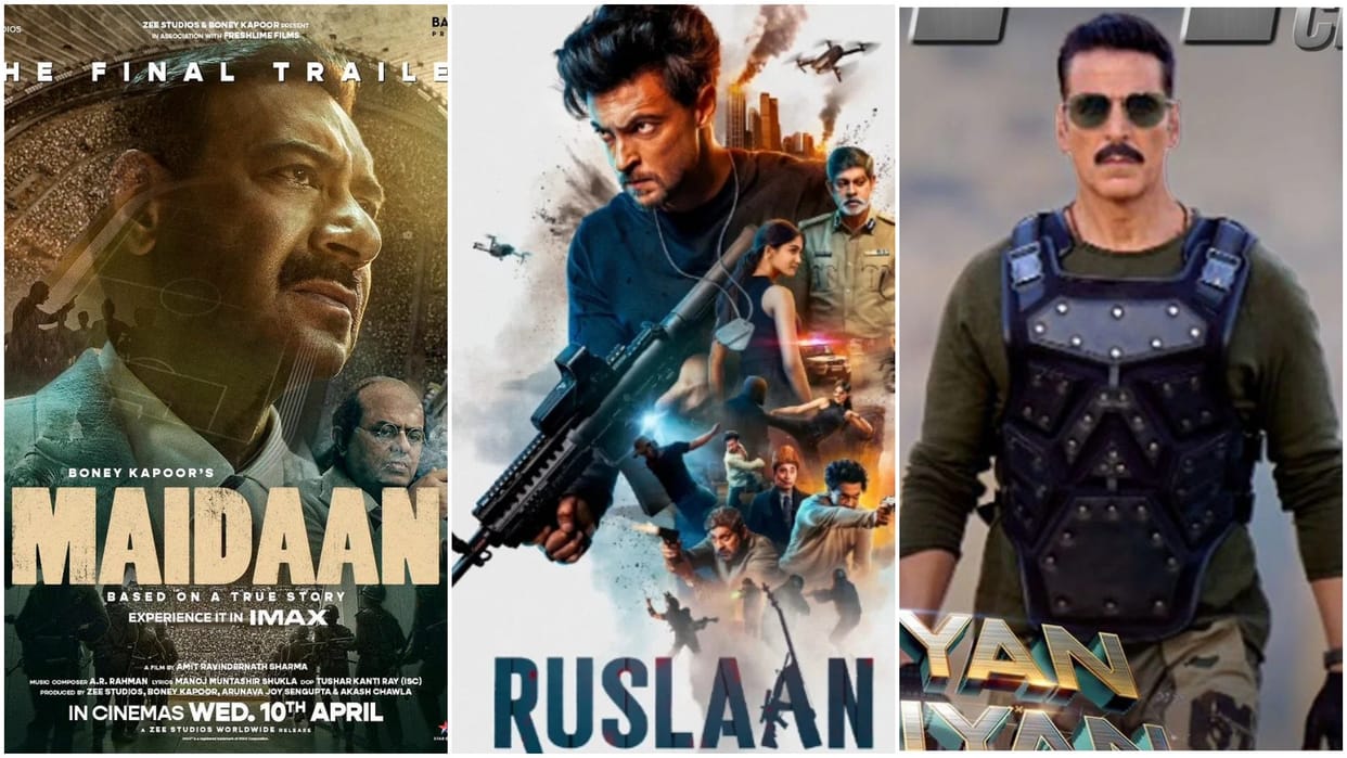 Sunday Box Office Collection Bade Miyan Chote Miyan Ruslaan Maidaan Total Earnings and Occupancy