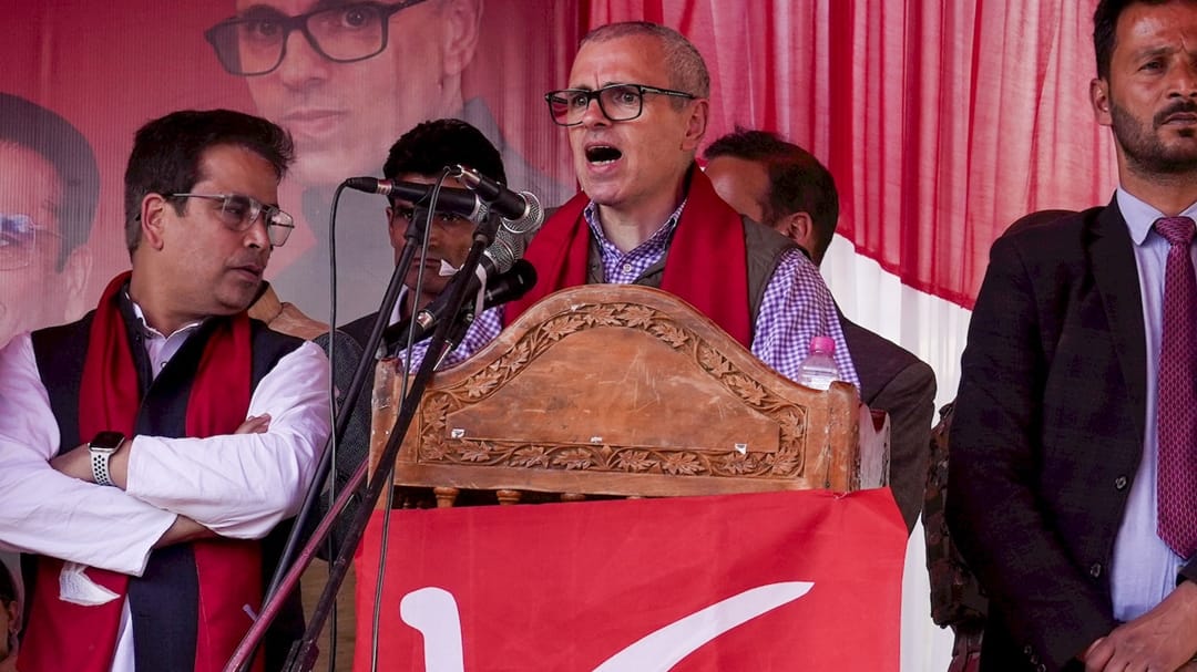 Baramulla lok sabha Election : Omar Abdullah targets BJP says Muslims being targeted
