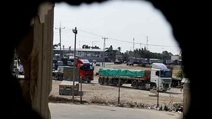 Israeli army says Kerem Shalom crossing closed to aid convoys after rocket strikes from Gaza