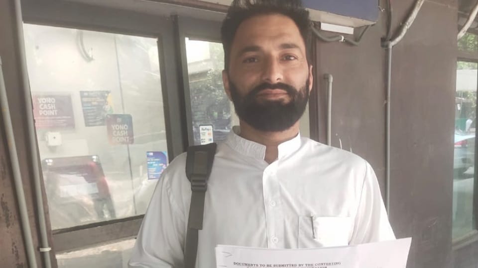 Shakeel Mohammad, resident of Kajheri, will contest elections from Chandigarh