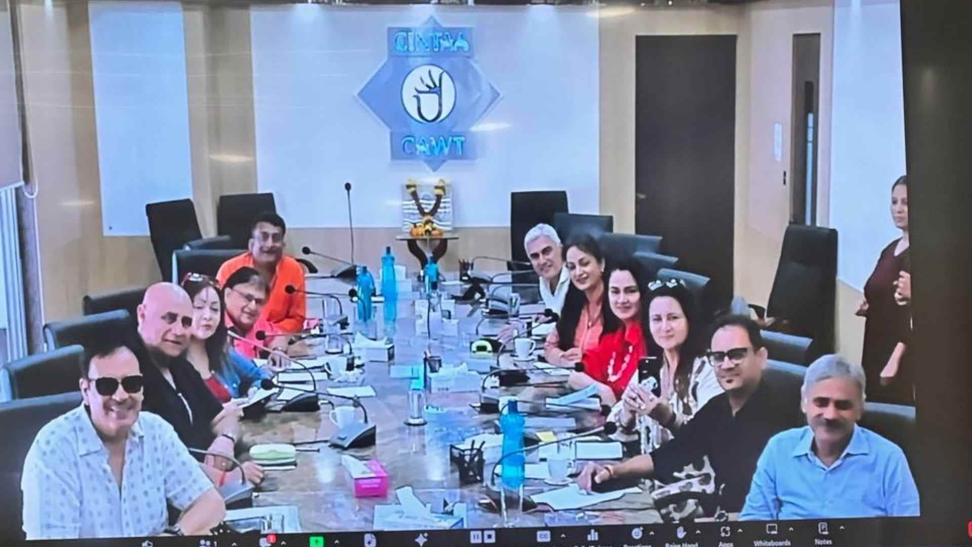 CINTAA Announces its Newly Elected office bearers Poonam Dhillon Upasana Singh Hemant Pandey Punit Issar