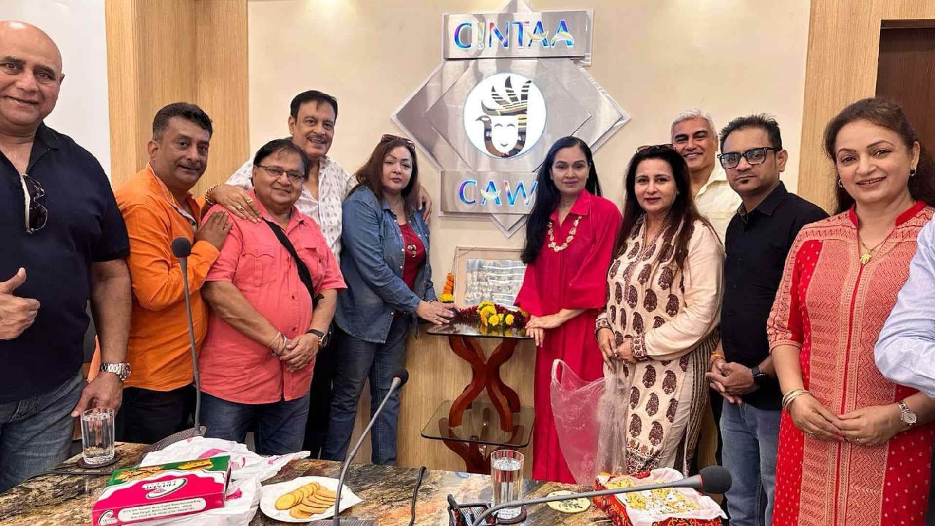 CINTAA Announces its Newly Elected office bearers Poonam Dhillon Upasana Singh Hemant Pandey Punit Issar