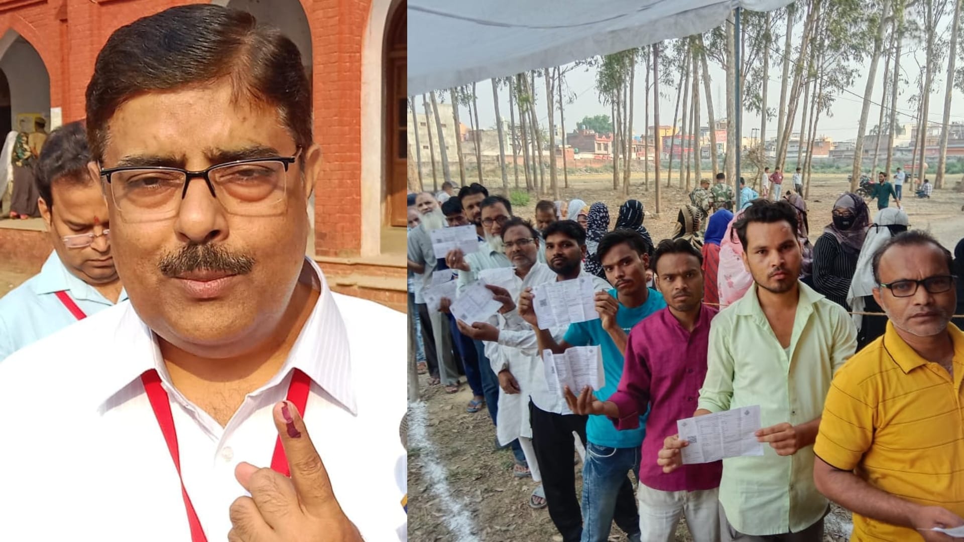 Lok Sabha Election 2024 Phase 3 Polling voter casts his vote and took selfie