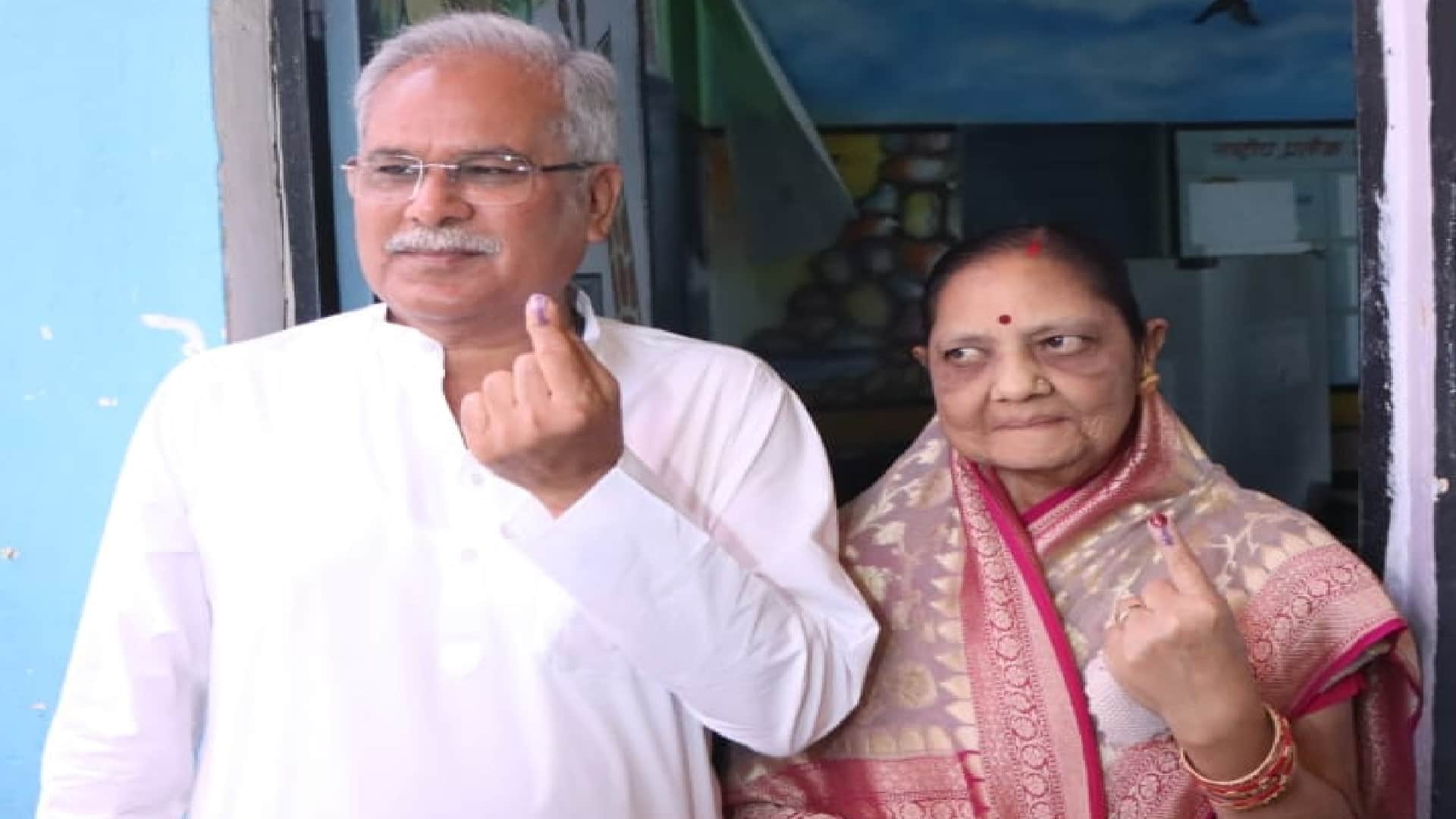Loksabha Election 2024: leaders of Chhattisgarh cast their votes from elections, see photos