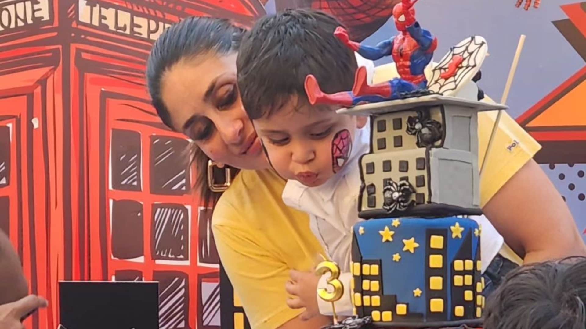 Kareena Kapoor Khan could not contain her excitement as son Jeh Ali Khan performed at his annual function